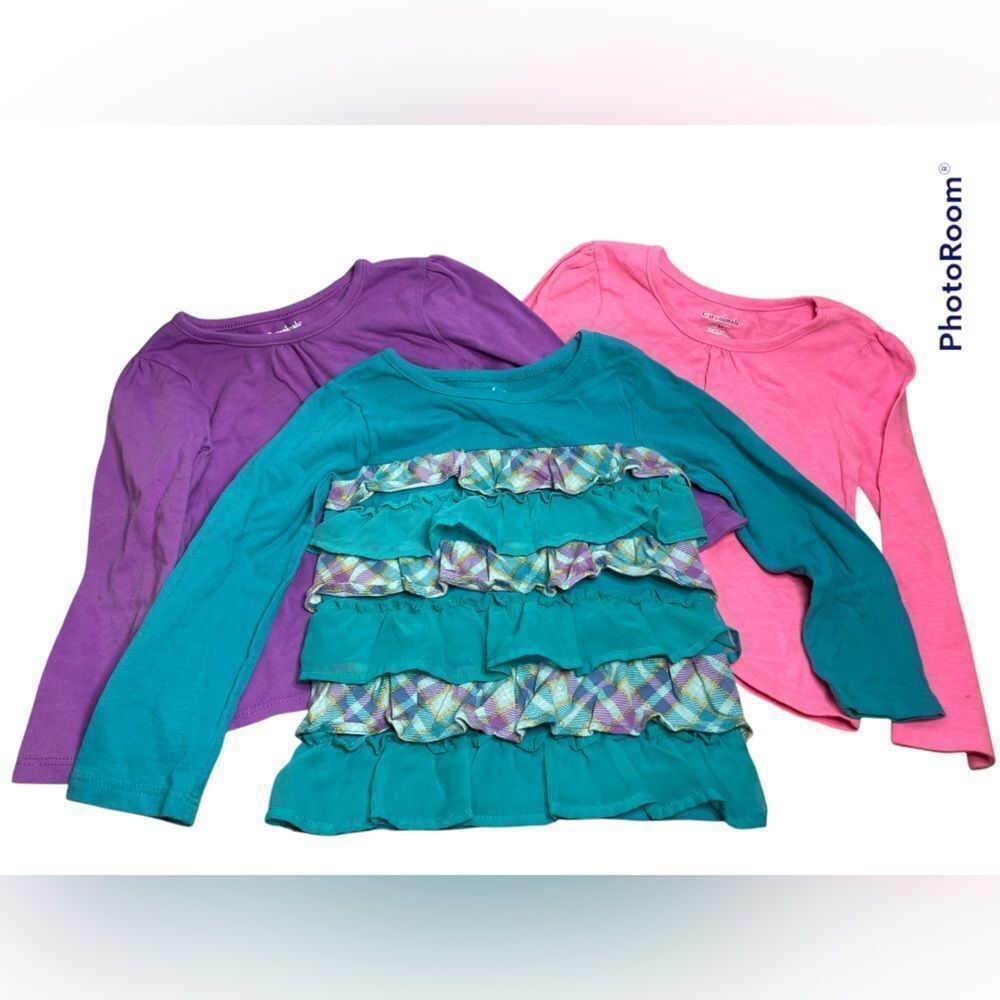 5 for $25🔥Garanimals Long Sleeve Set of 3 Shirts Girls 3T